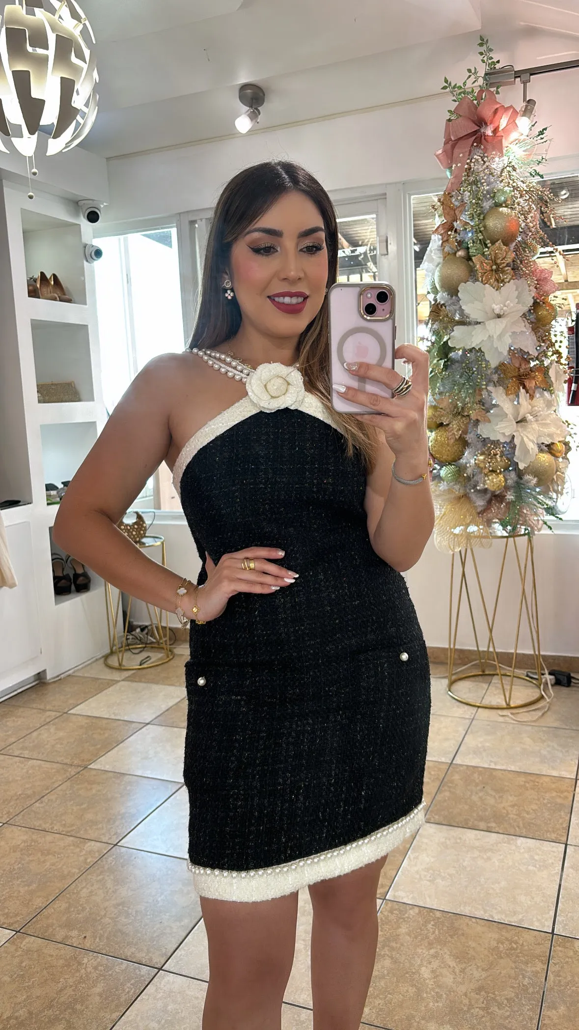 2 Piece Tweed Dress