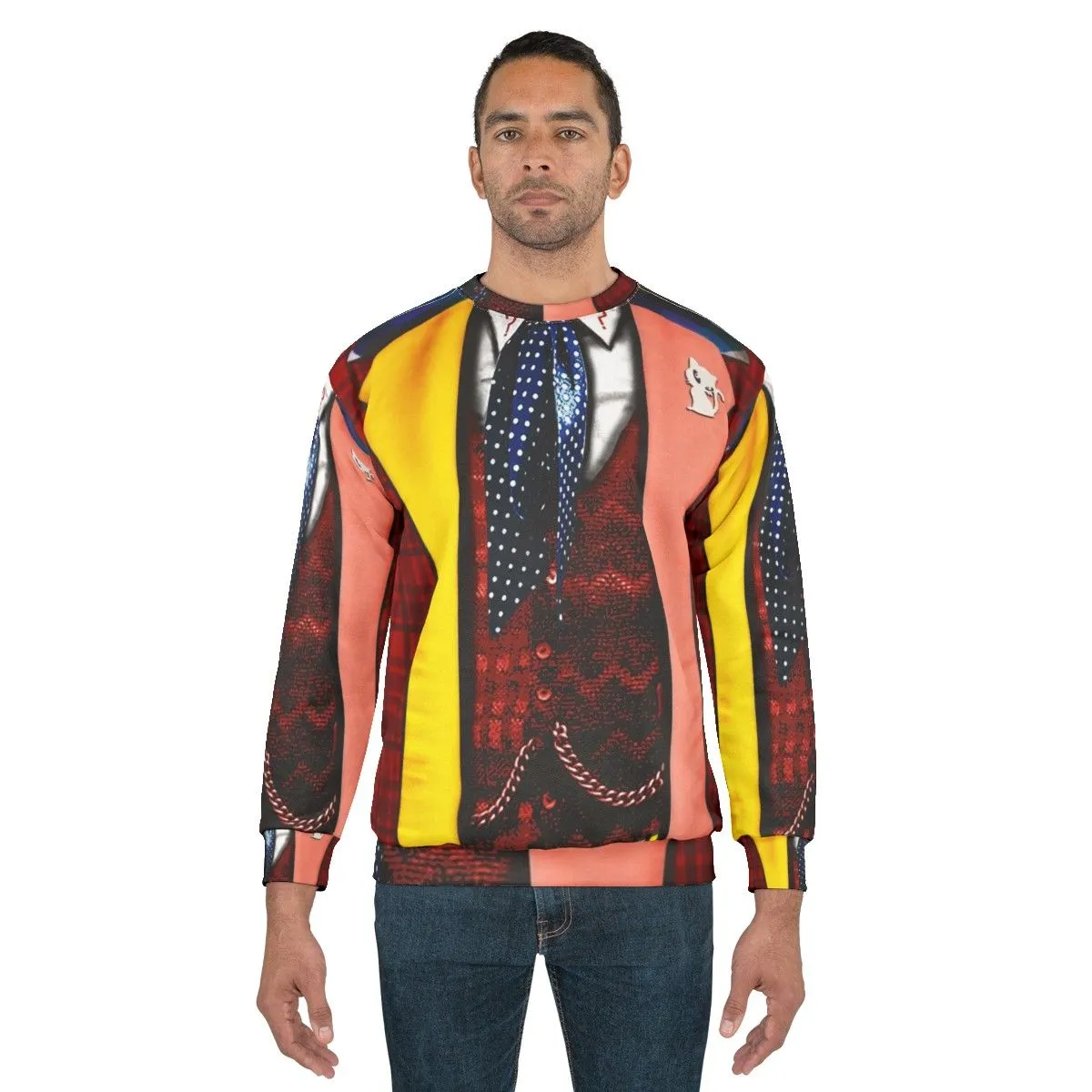 6th Doctor Who Cosplay Sweatshirt - Colin Baker Costume
