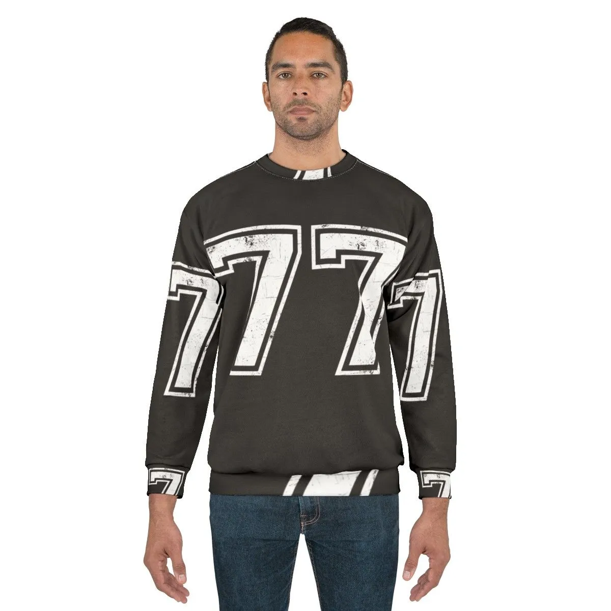 #77 Sports Jersey College Sweatshirt