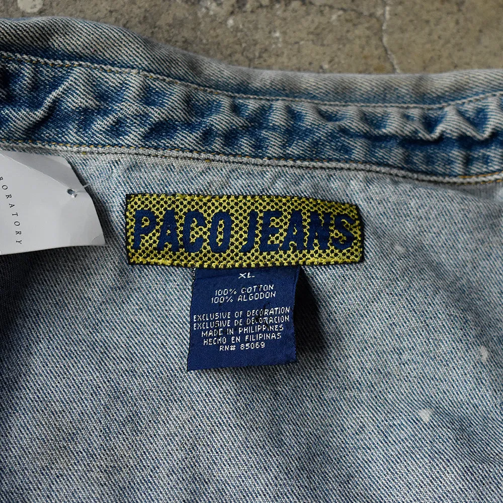 90's PACO JEANS デニムシャツ 231204