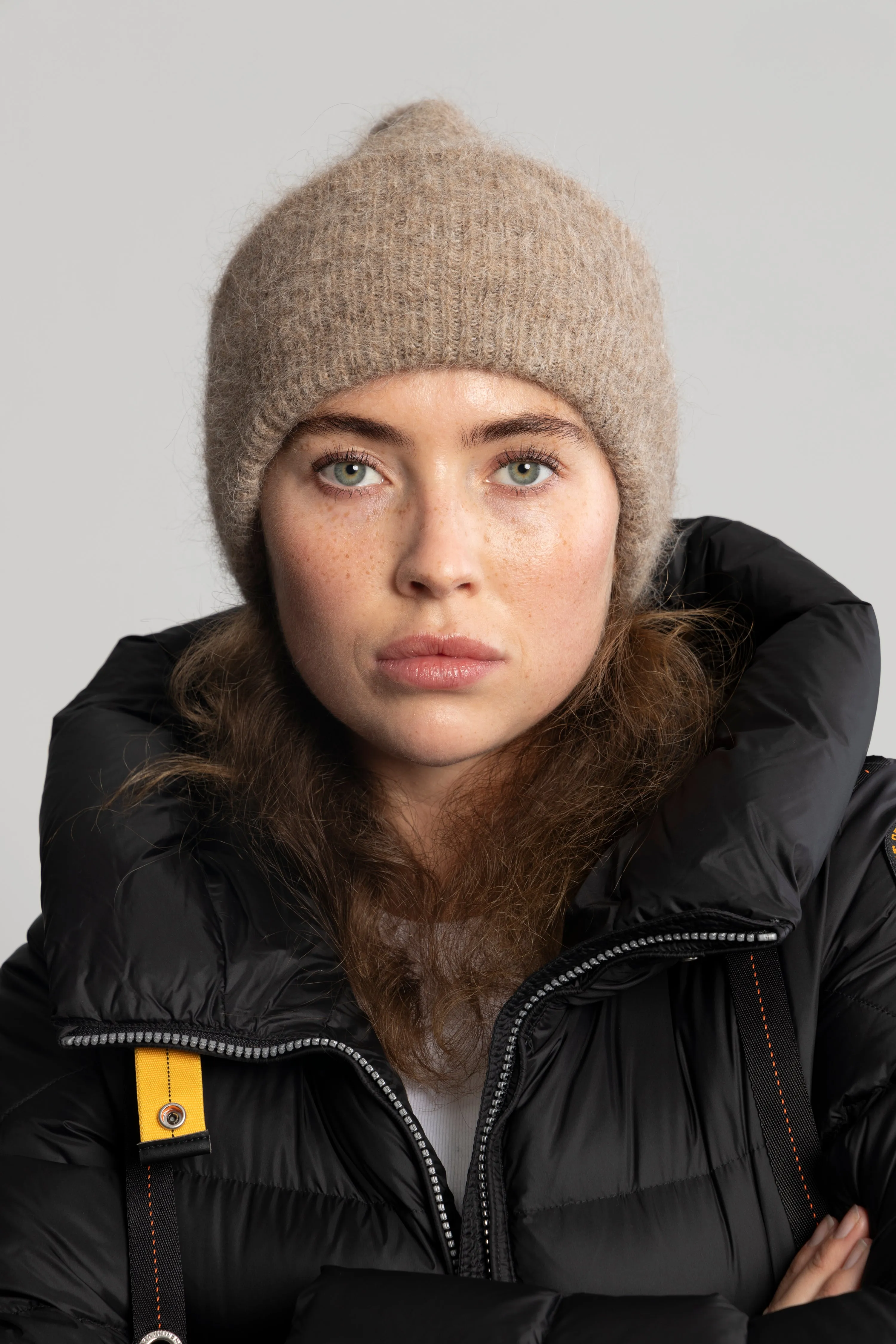 Aba Rib Beanie - Dark Sand