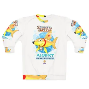 Adorable Watchdog Fish Sweatshirt - Cartoon Aquatic Guardian