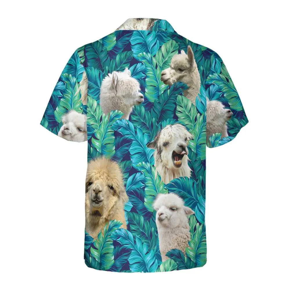 Alpaca Lover V2 Hawaiian Shirt, Funny Alpaca Shirt For Men & Women