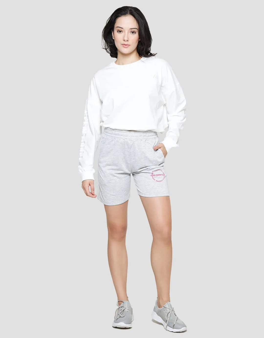 American Jeans Round Wording Celana Pendek Wanita