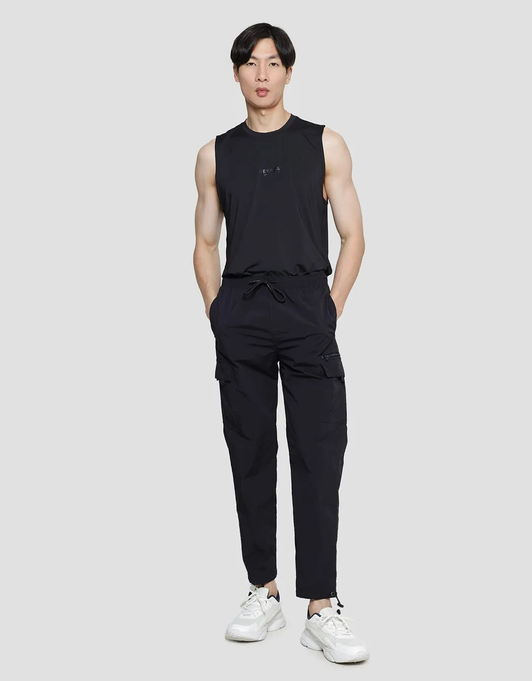 American Jeans Simply Plain Celana Woven Cargo Poly Nylon Pria
