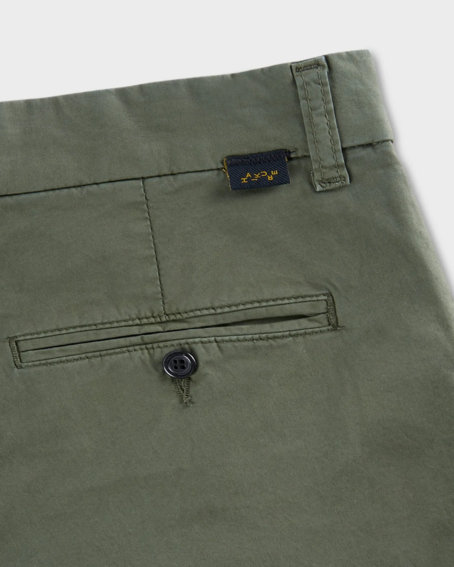 Army Green Cotton Chinos