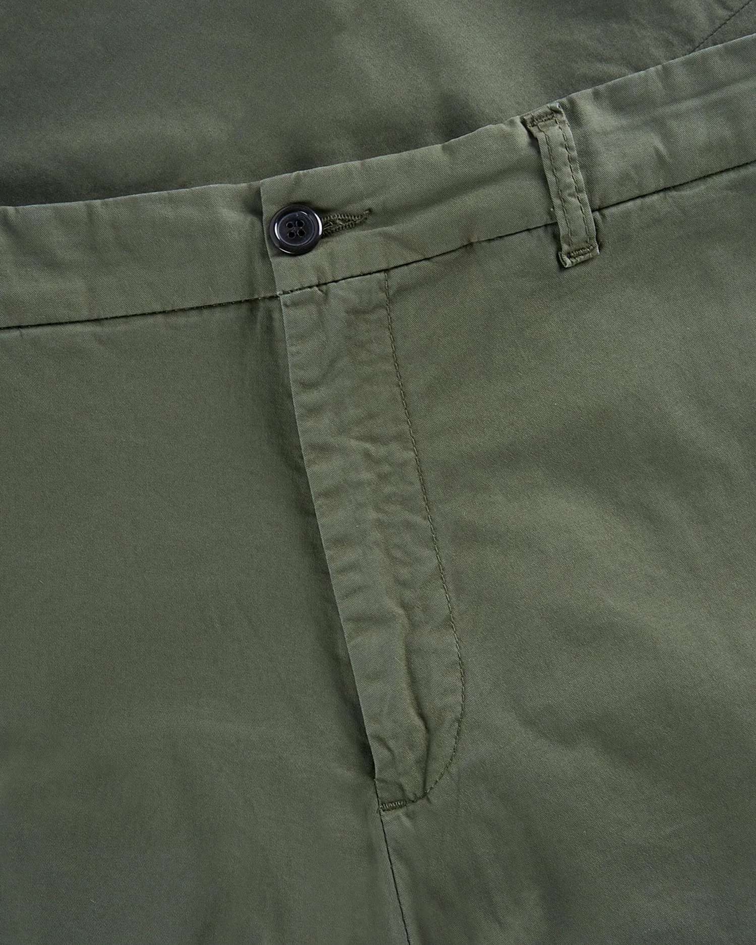 Army Green Cotton Chinos
