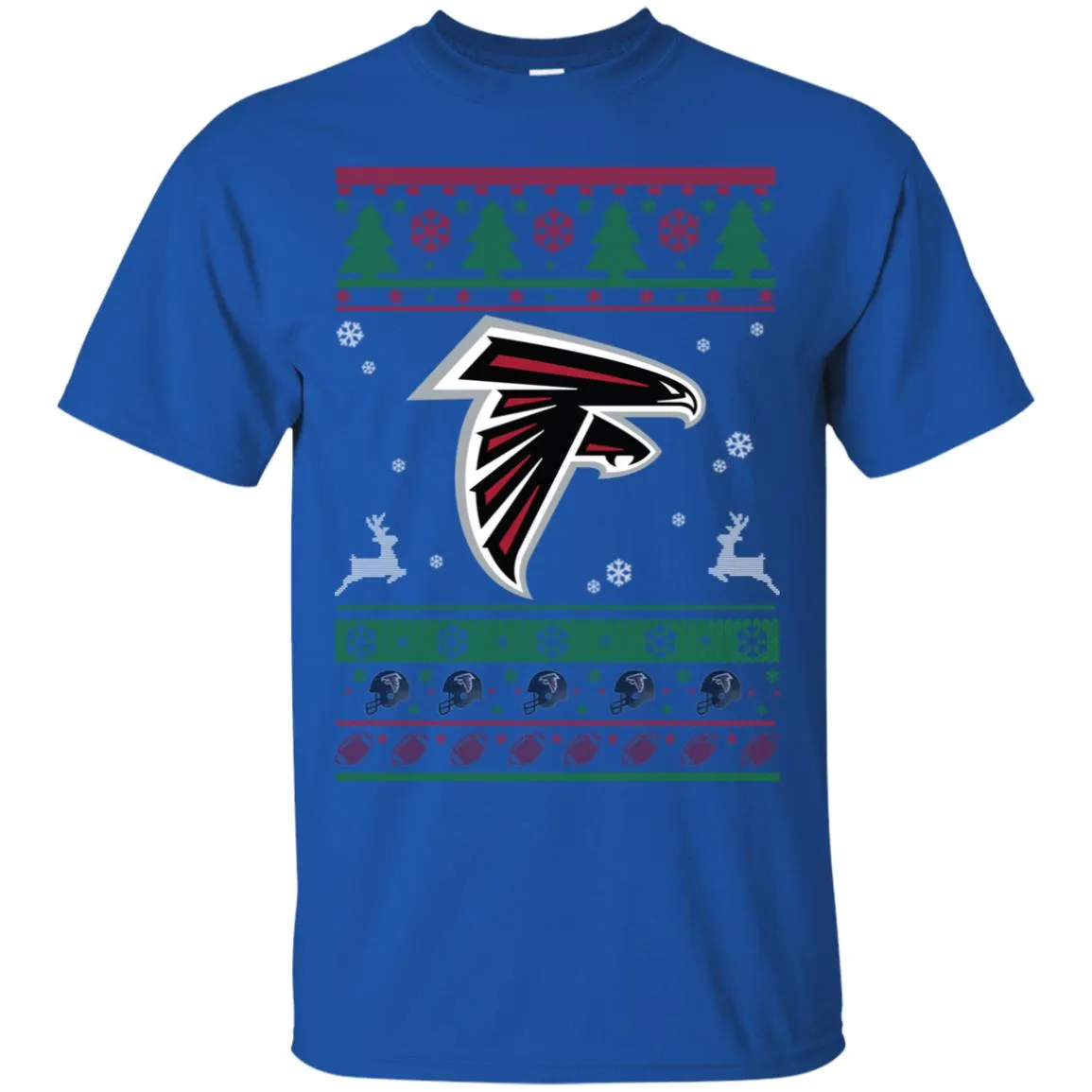 Atlanta Falcons Logo Football Teams Ugly Christmas Sweater Men T-Shirt
