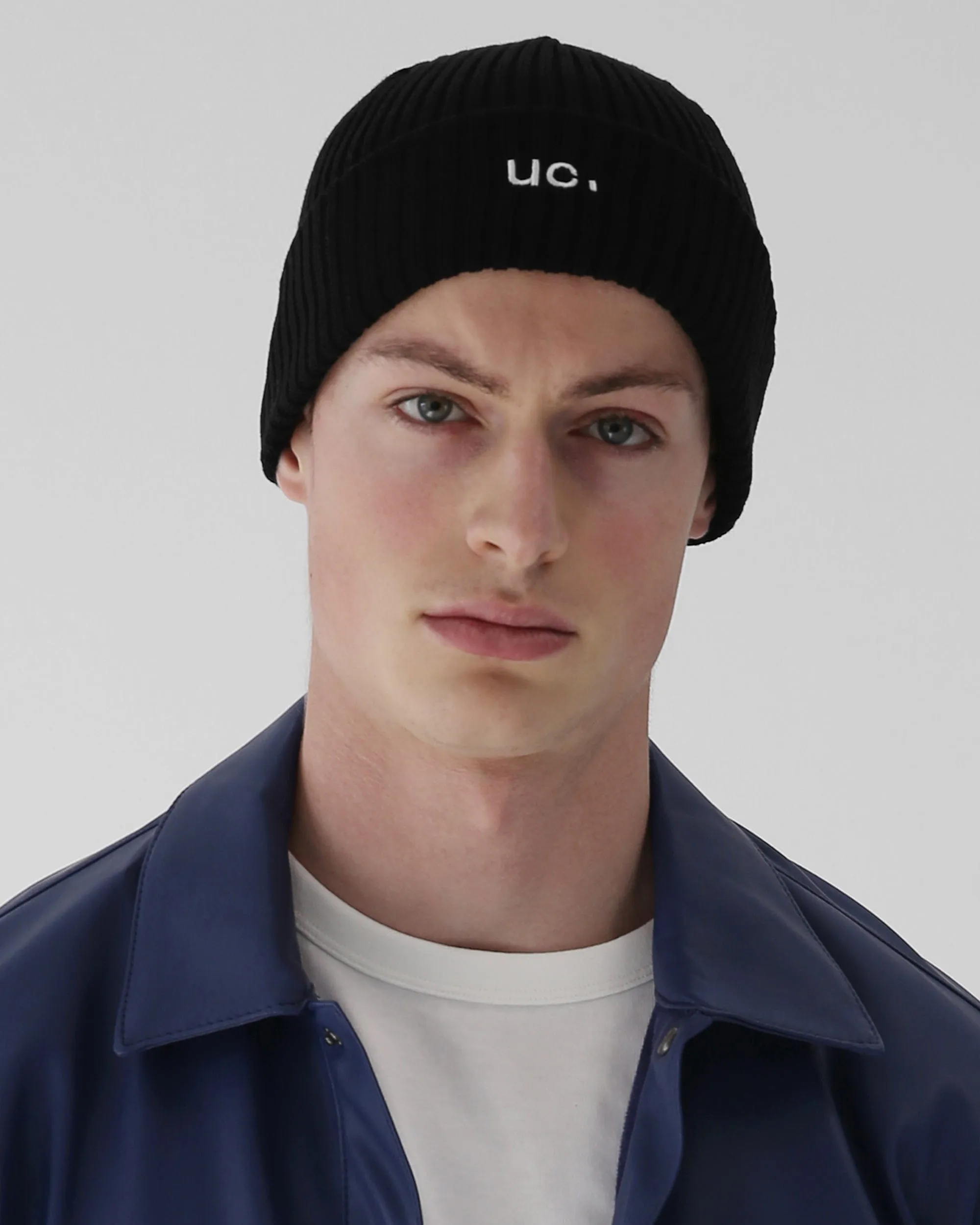 BEANIE / RIB / LOOSE / UC / BLACK