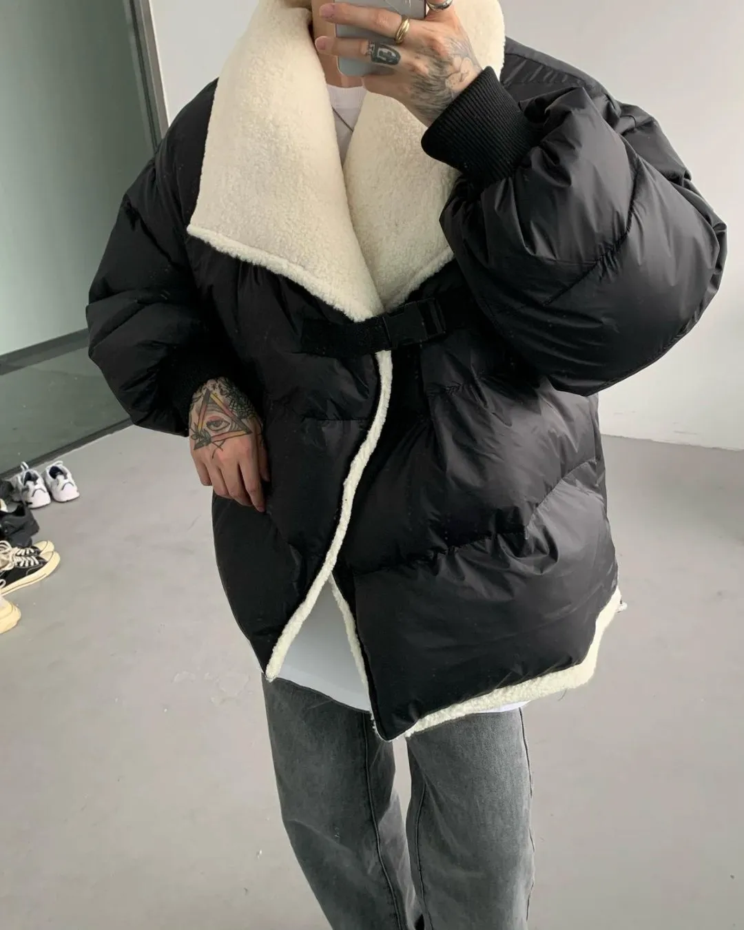 Big Silhouette Short Down Coat CBJ0057
