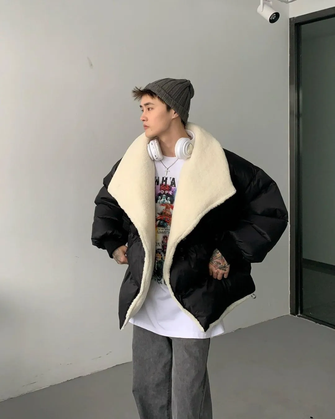 Big Silhouette Short Down Coat CBJ0057