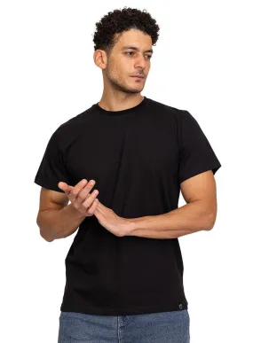 Black Regular Round T-shirt