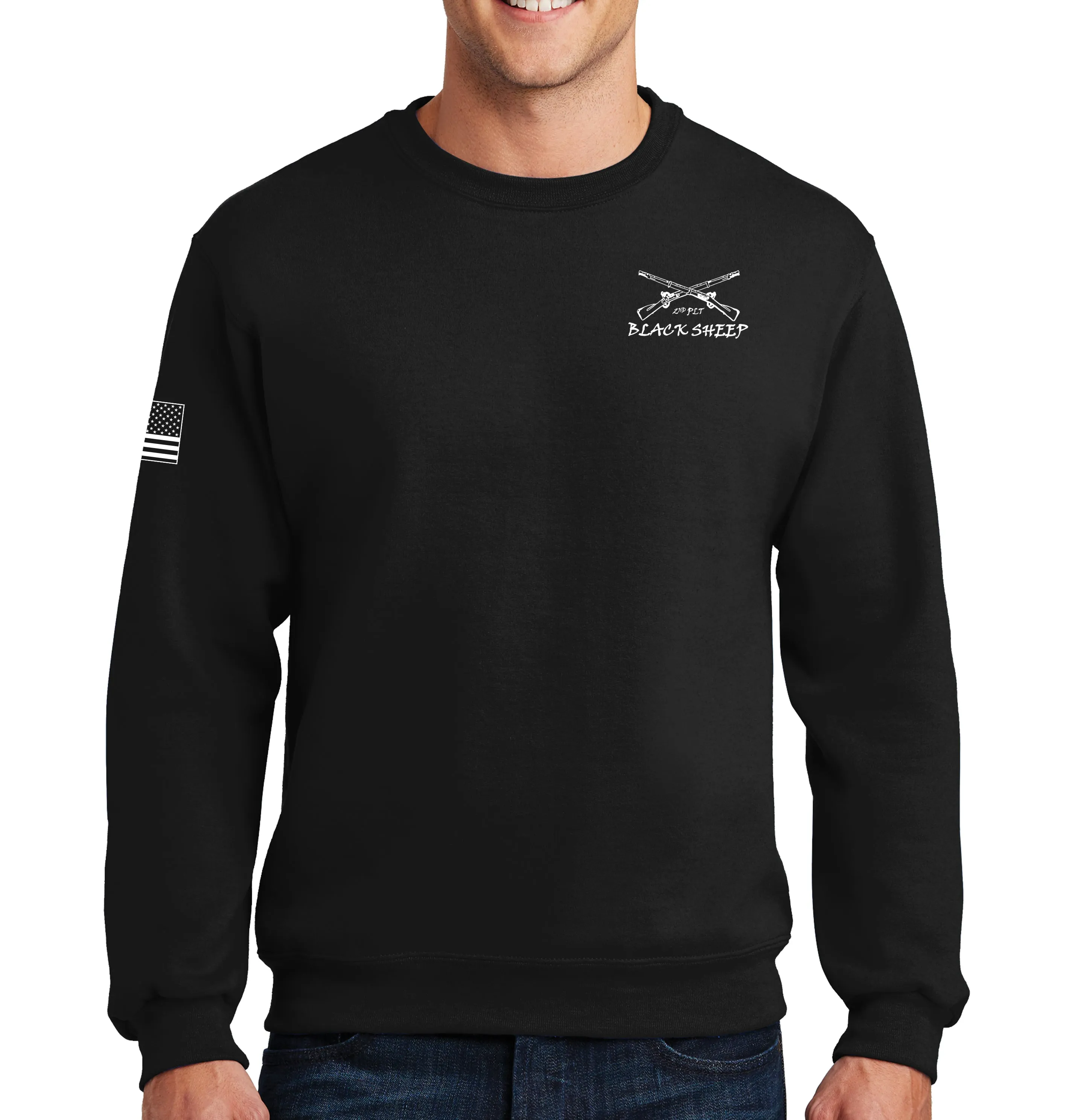 Blacksheep Crewneck Unisex Sweatshirt. This shirt IS approved for PT.