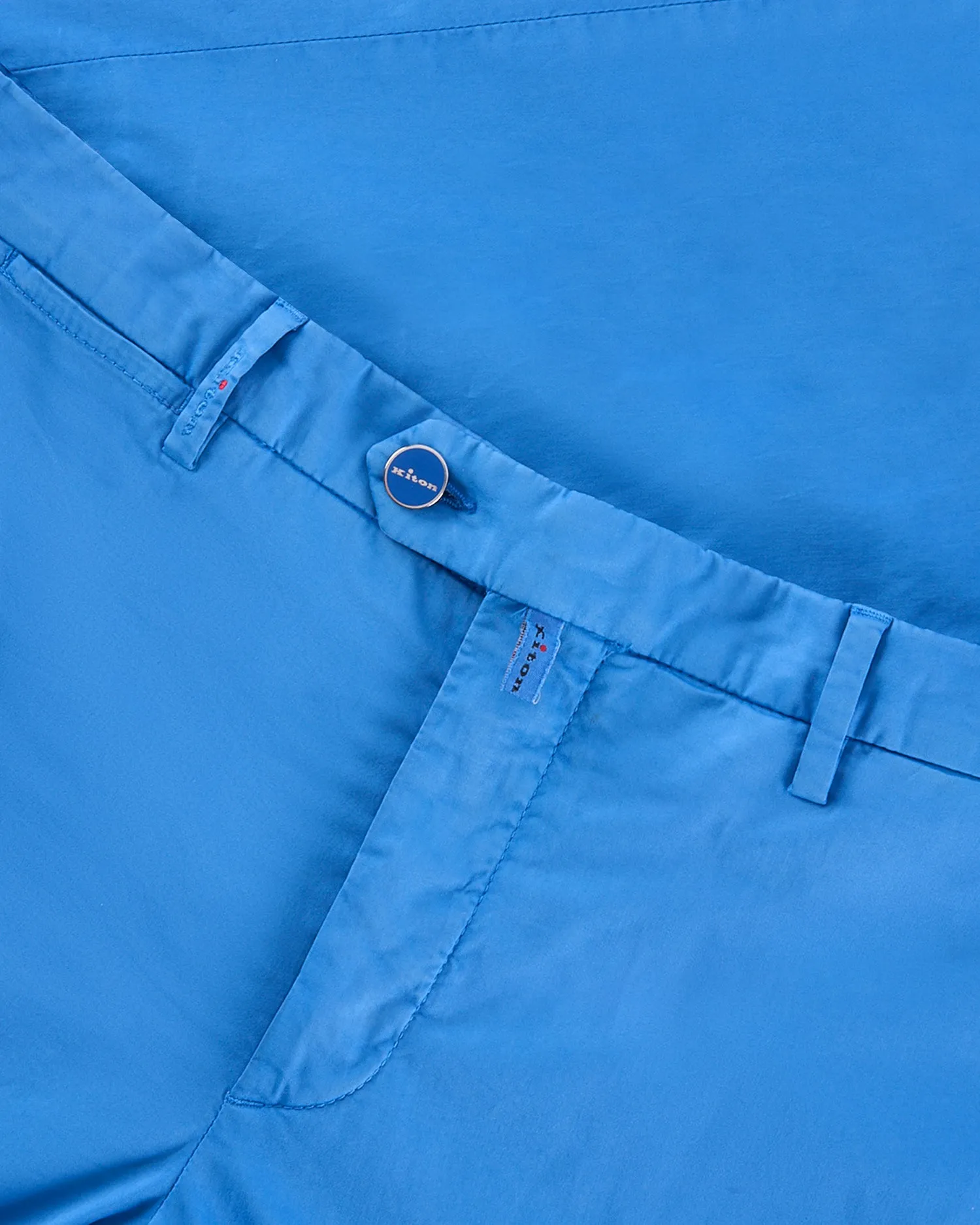 Bright Blue Cotton Chinos
