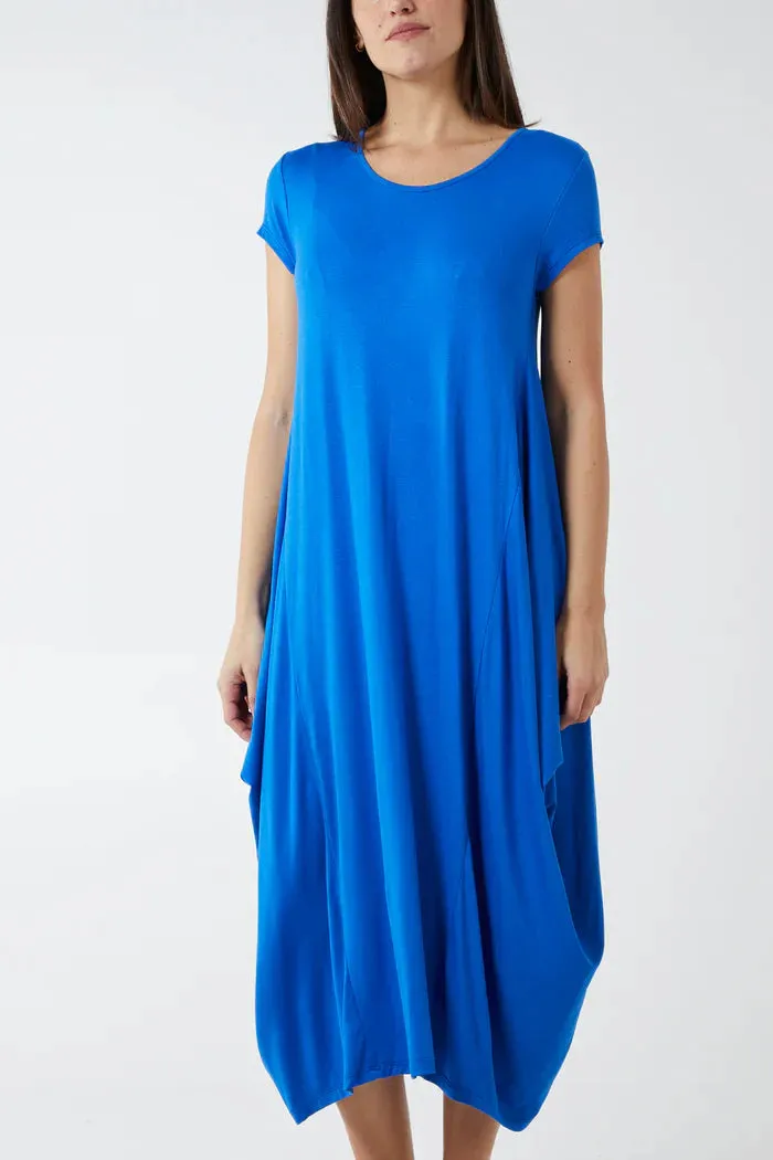 Cap Sleeve Parachute Dress