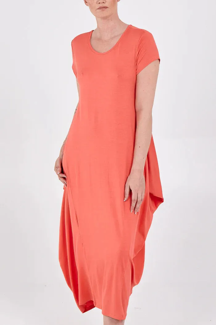 Cap Sleeve Parachute Dress