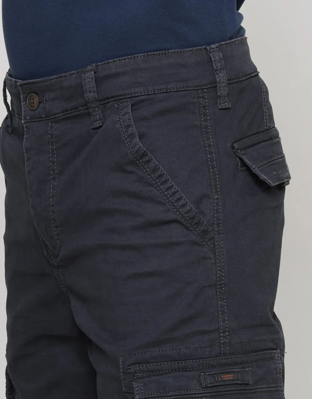 Cardinal Casual Cargo Gi Katun Celana Panjang Pria