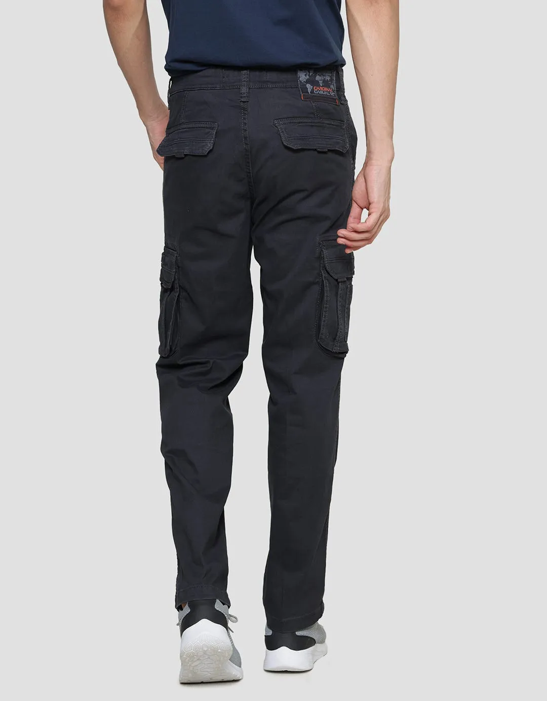Cardinal Casual Cargo Gi Katun Celana Panjang Pria