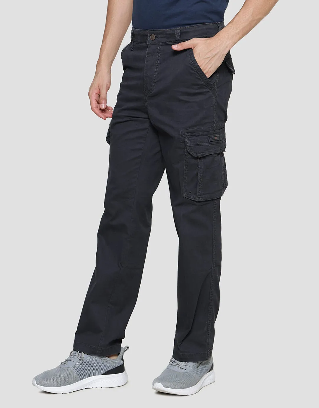 Cardinal Casual Cargo Gi Katun Celana Panjang Pria
