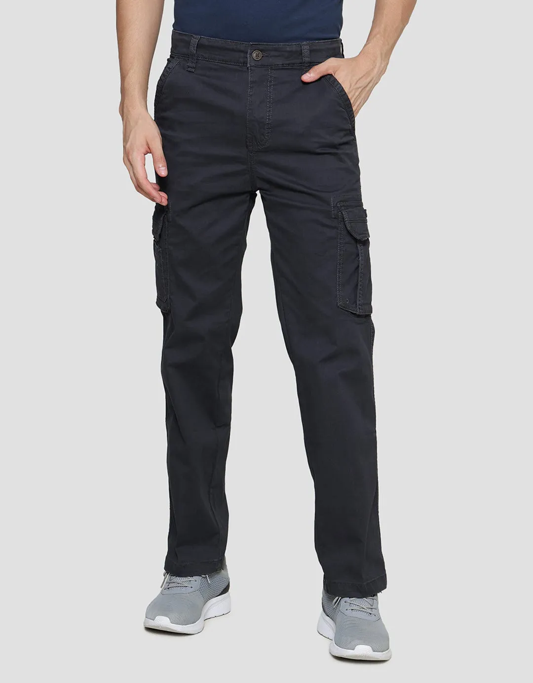 Cardinal Casual Cargo Gi Katun Celana Panjang Pria