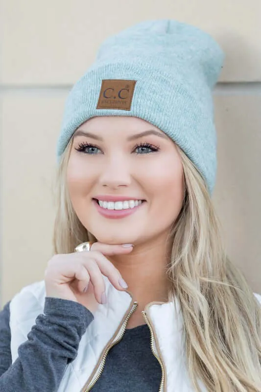 CC  Heathered Boyfriend Beanie Hat