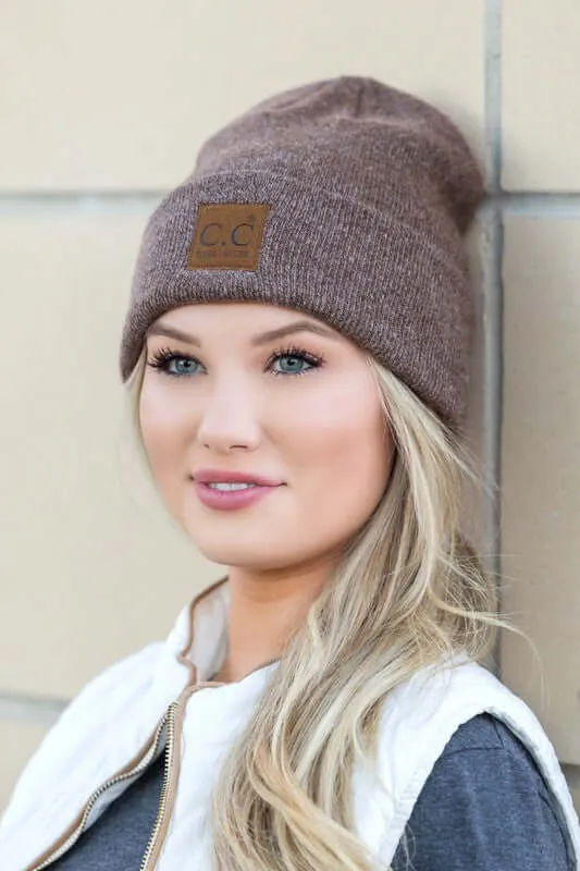 CC  Heathered Boyfriend Beanie Hat