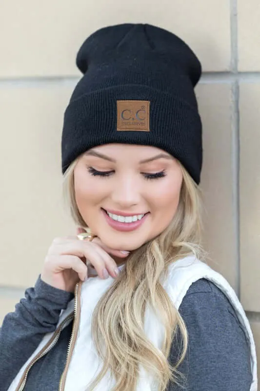 CC  Heathered Boyfriend Beanie Hat