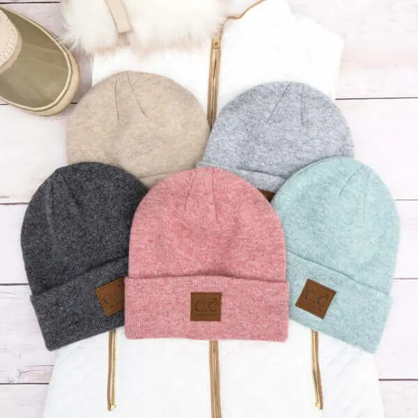 CC  Heathered Boyfriend Beanie Hat