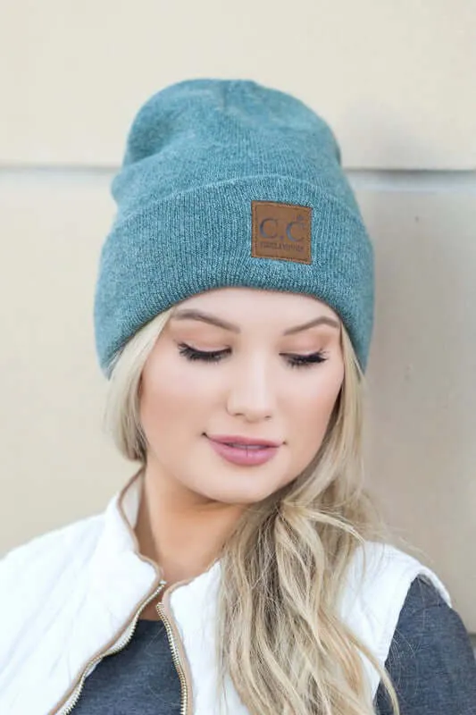 CC  Heathered Boyfriend Beanie Hat