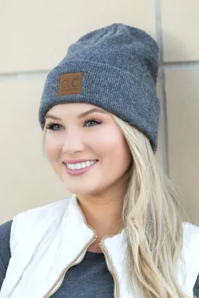 CC  Heathered Boyfriend Beanie Hat