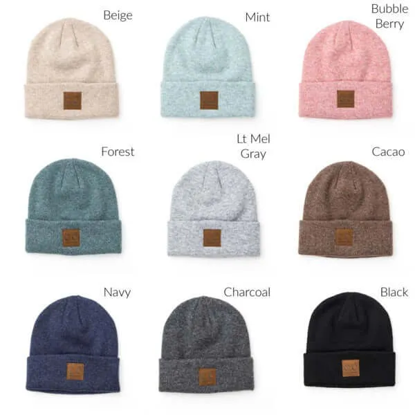 CC  Heathered Boyfriend Beanie Hat