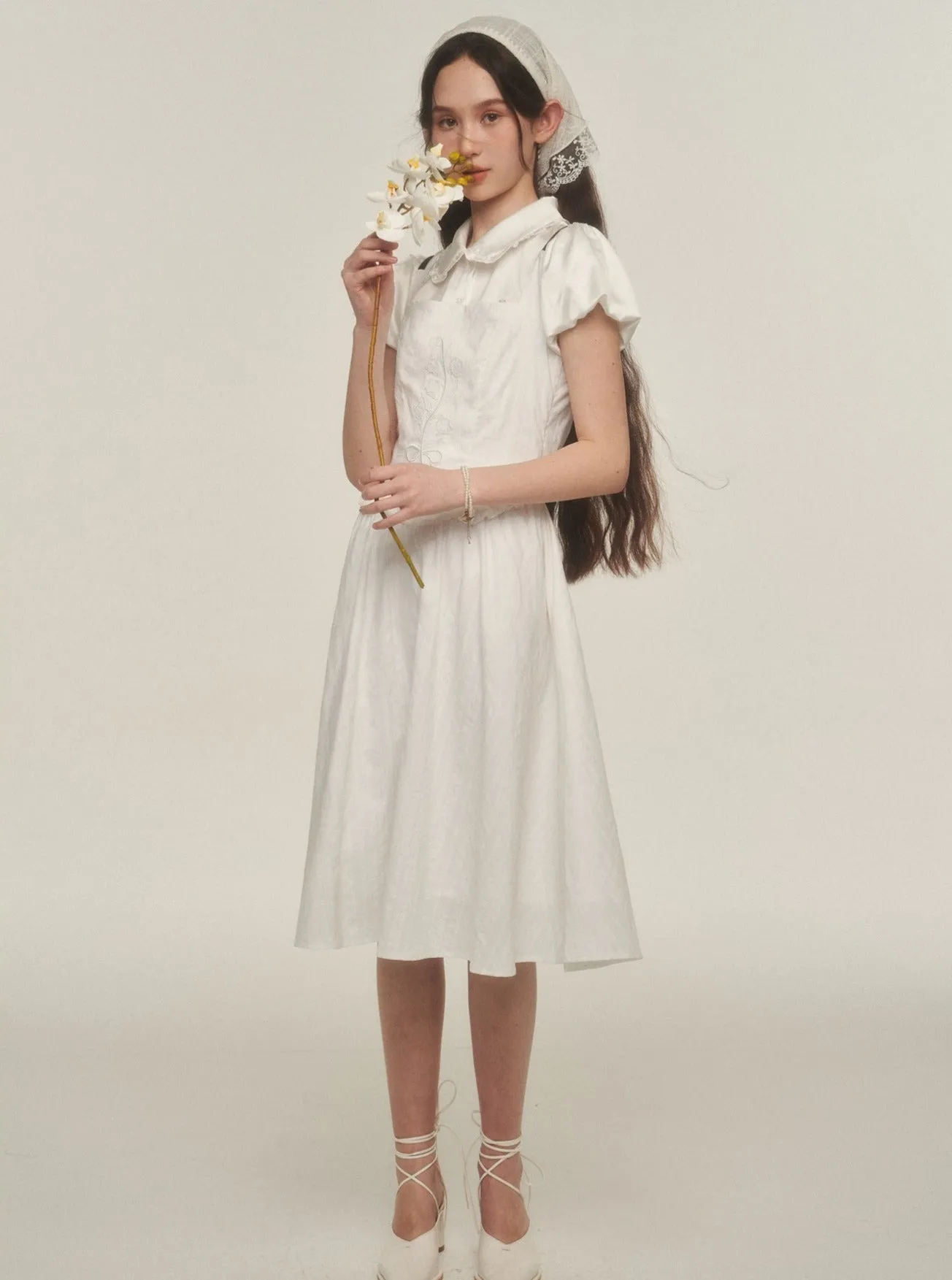 Chime Embroidered Slip Dress