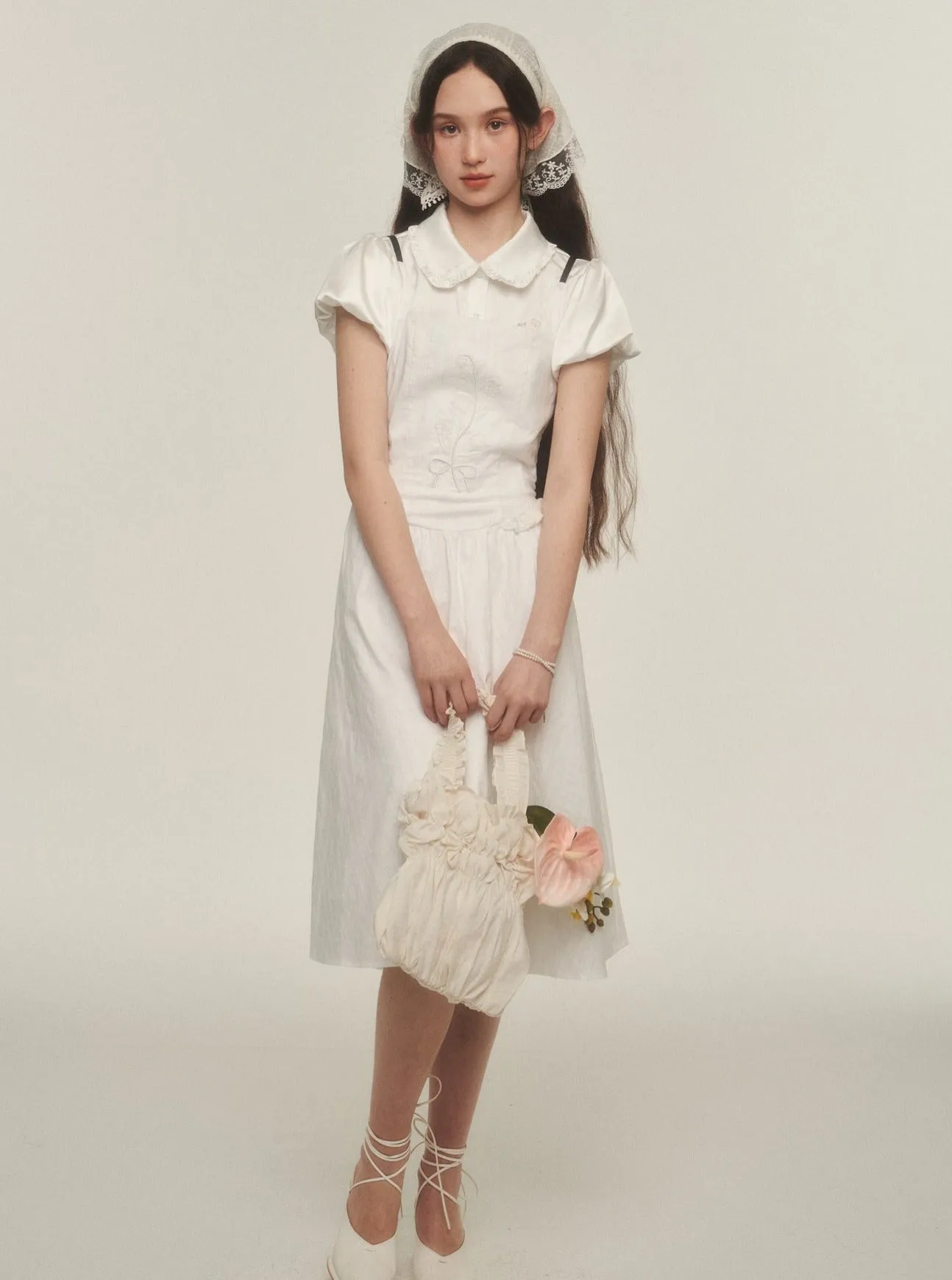 Chime Embroidered Slip Dress