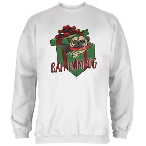 Christmas Bah Humpug Grumpy Scrooge Pug Gift Mens Sweatshirt
