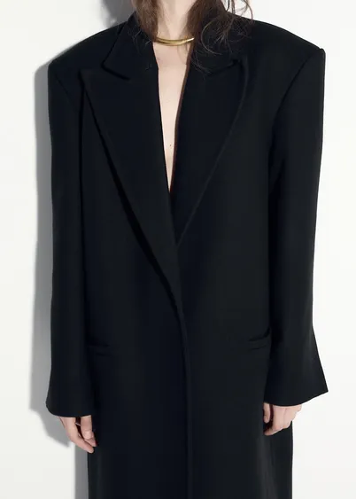 Classic Coat in black