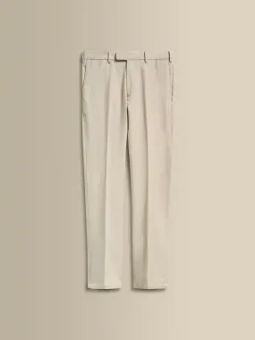 Cotton Easy Fit Flat Front Chinos