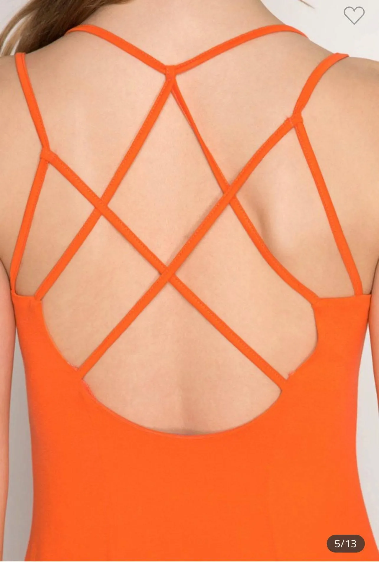 Crisscross Cami Slip Dress