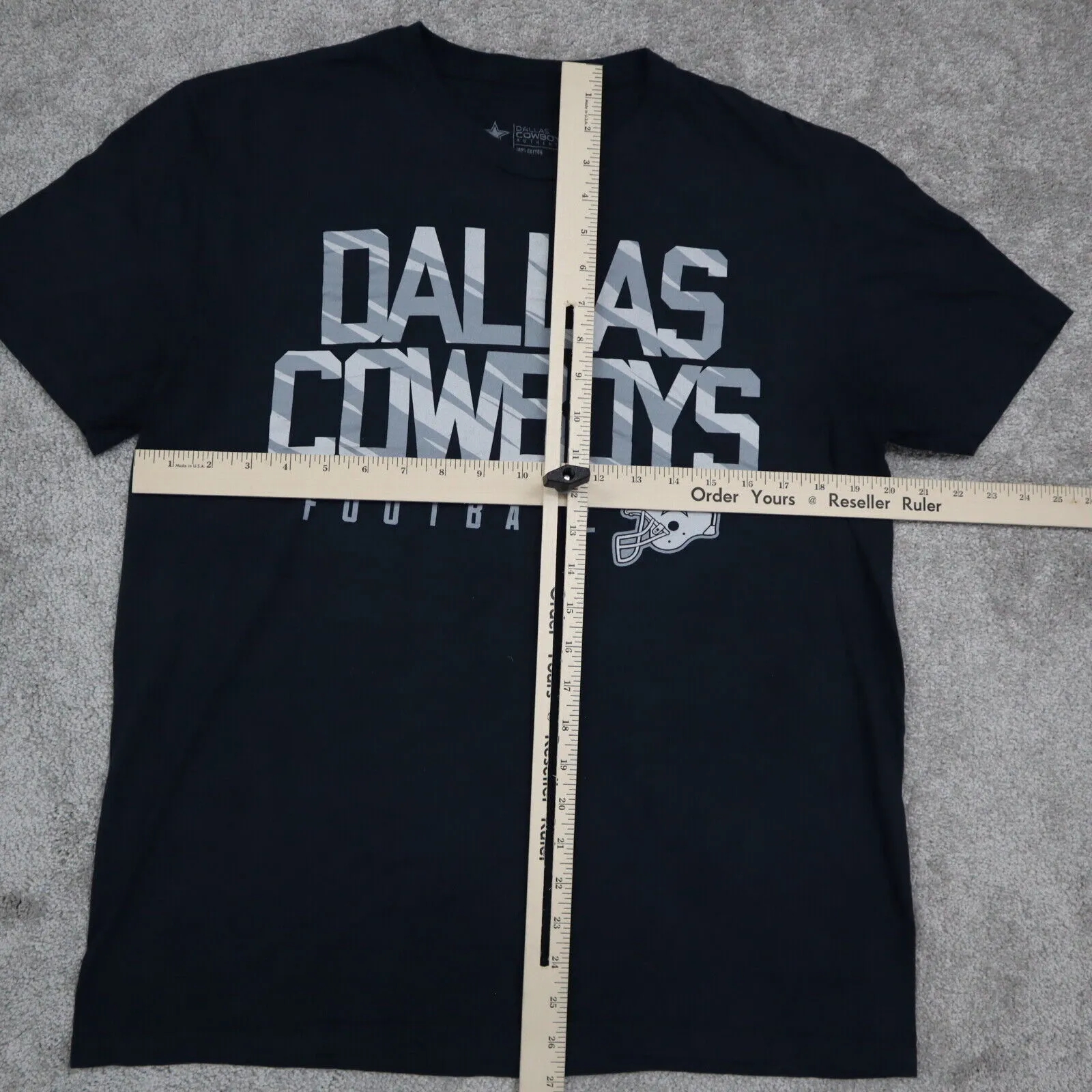 Dallas Cowboys Football Practice Tee T-Shirt Short Sleeve Crew Neck Black SZ L