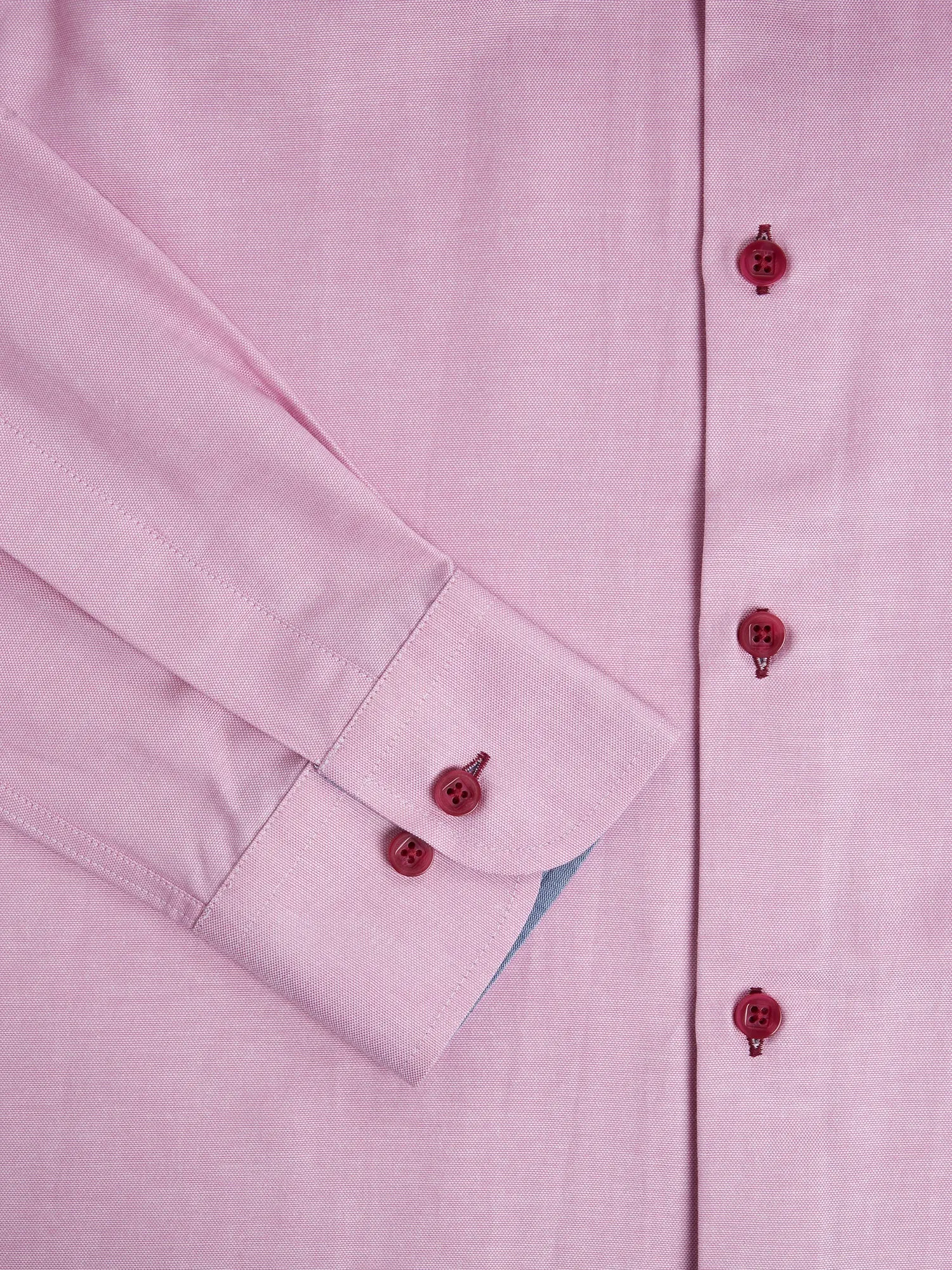 Daniel Grahame Plain Long Sleeve Casual Shirt - Pink