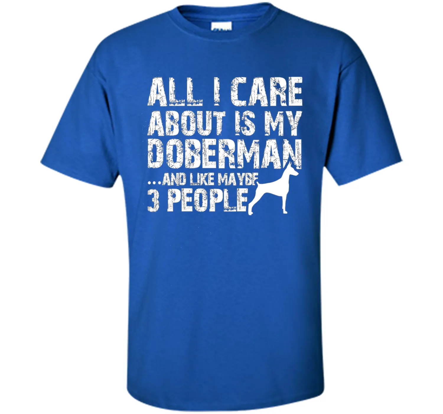 Doberman Shirt | All I care about is my Doberman T-shirt
