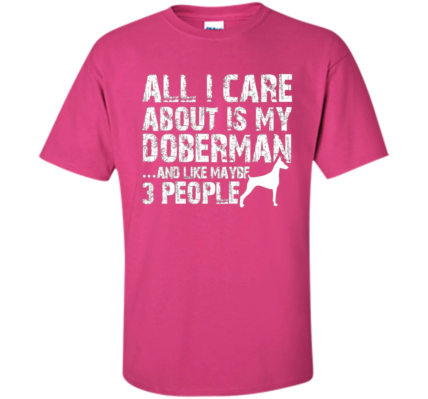 Doberman Shirt | All I care about is my Doberman T-shirt