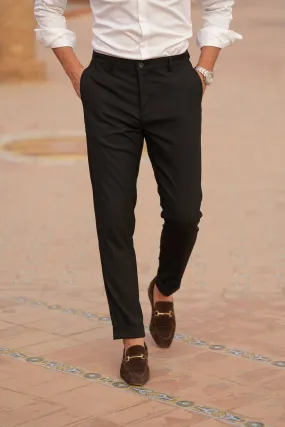 Donato Black Chino Pant