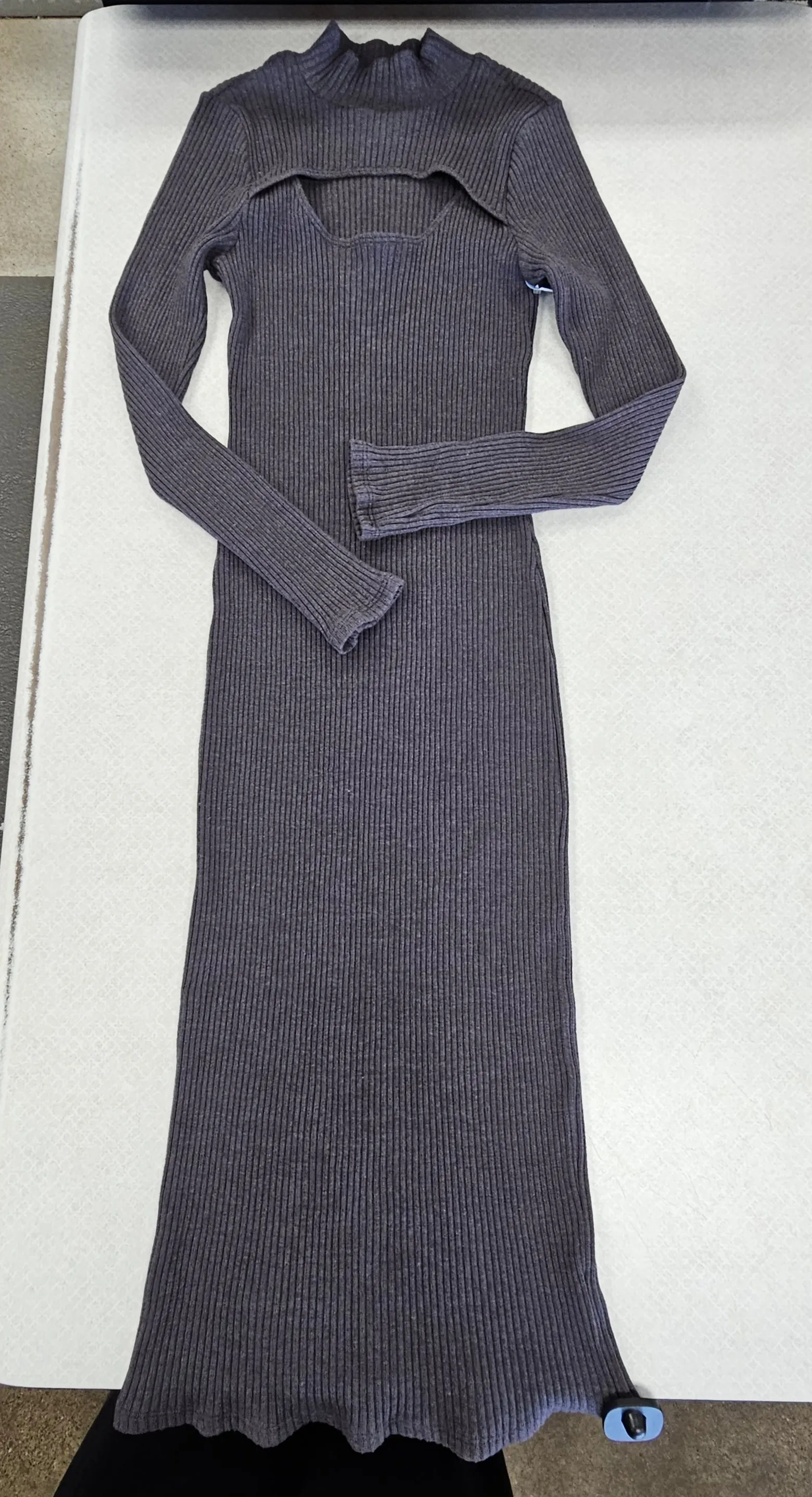 Dress Casual Maxi By T.La In Grey, Size:M