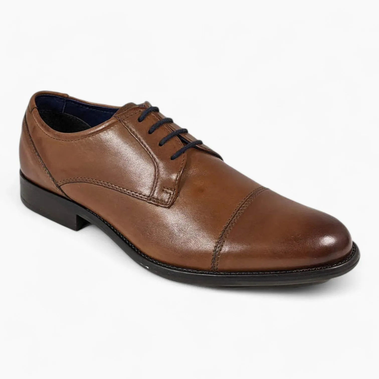 Dubarry Derek Men's Tan Classic Toe Cap Lace-Up Shoes – Durable & Comfortable