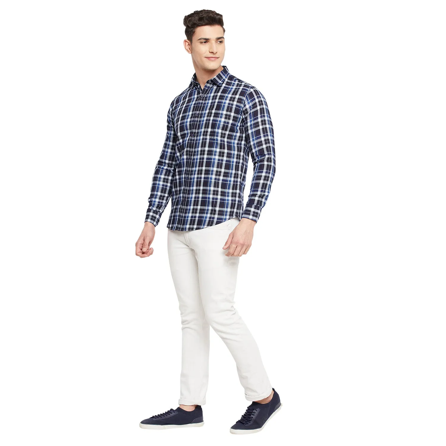 Duke Stardust Men Full Sleeve  Cotton Shirt (SDO7CKXR)