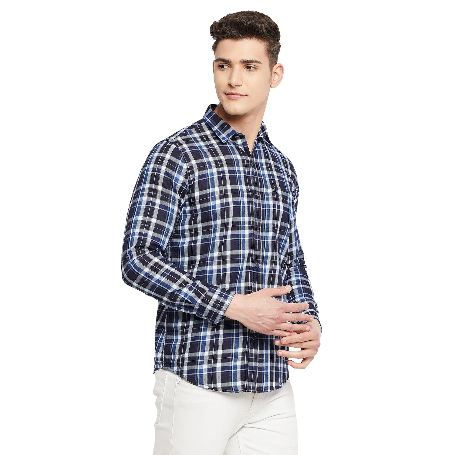 Duke Stardust Men Full Sleeve  Cotton Shirt (SDO7CKXR)