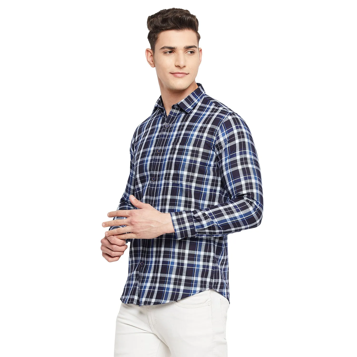 Duke Stardust Men Full Sleeve  Cotton Shirt (SDO7CKXR)