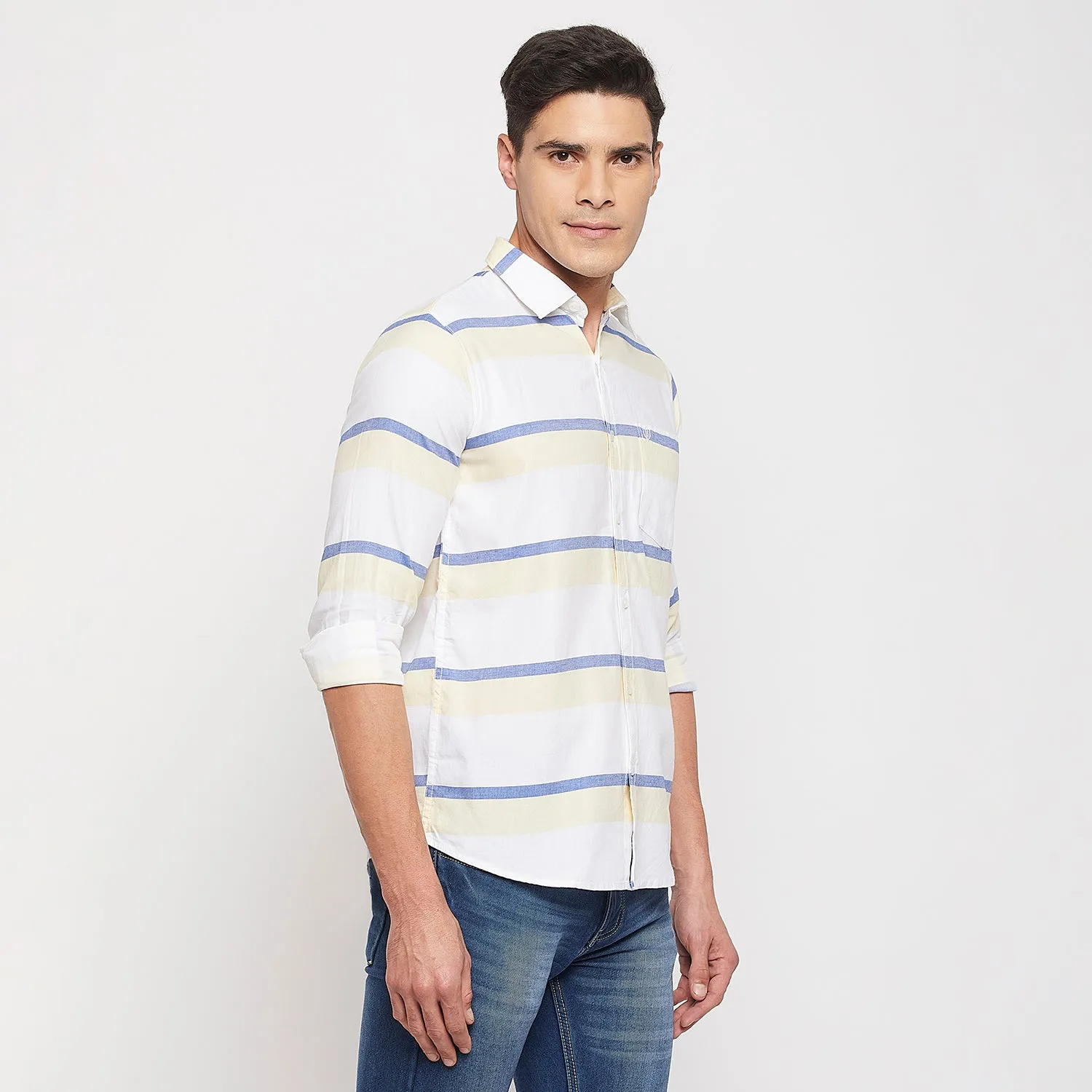 Duke Stardust Men Full Sleeve Cotton Shirt (SDO7STAQ)