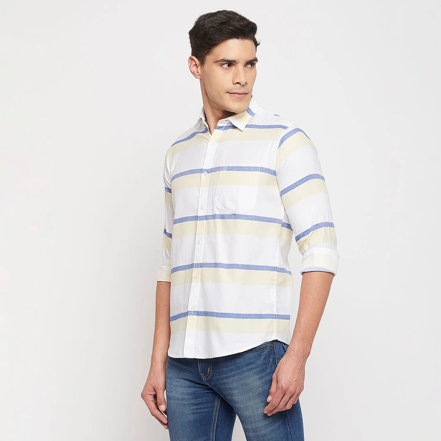 Duke Stardust Men Full Sleeve Cotton Shirt (SDO7STAQ)