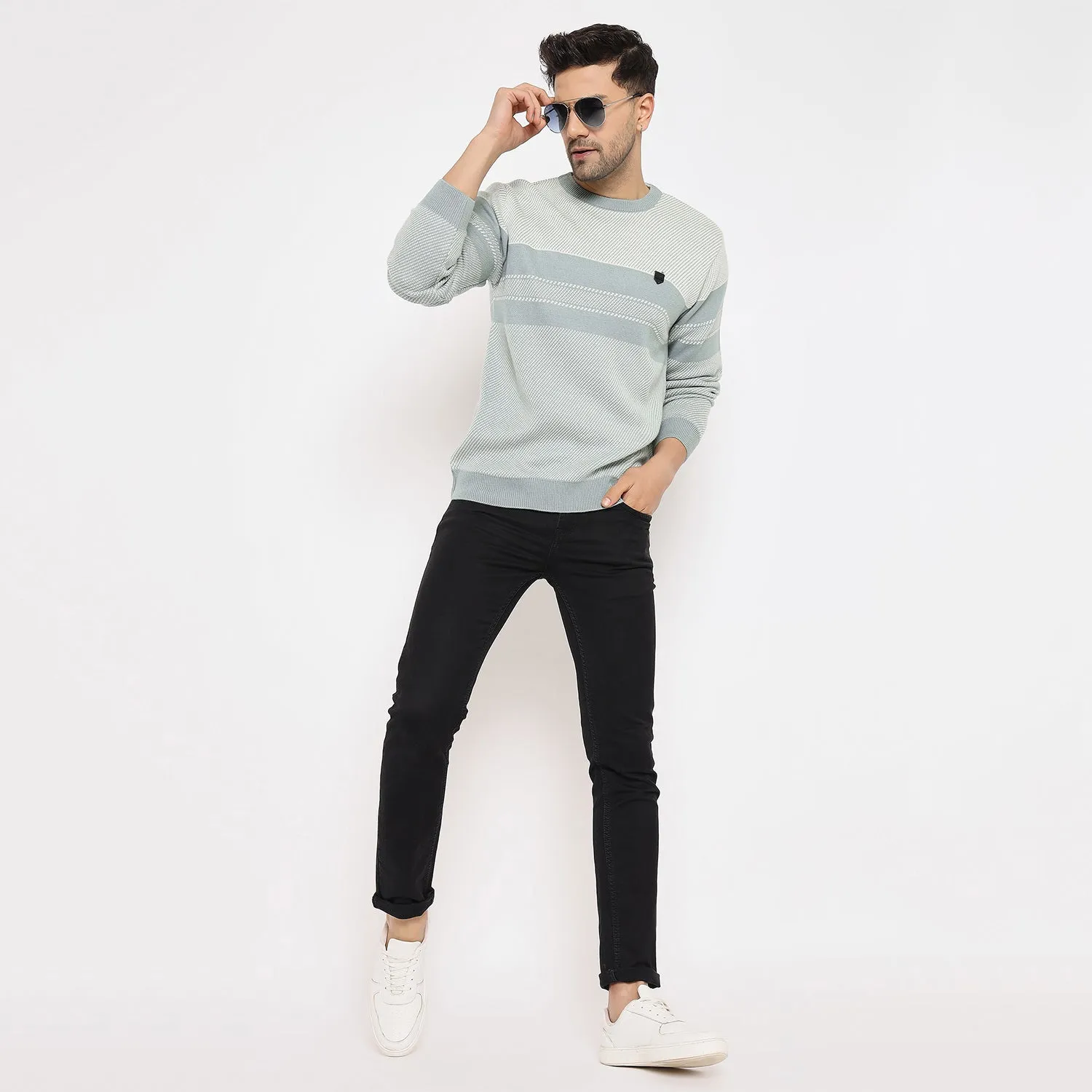 Duke Stardust Men Full Sleeve Round Neck Pullover (SDS2113)